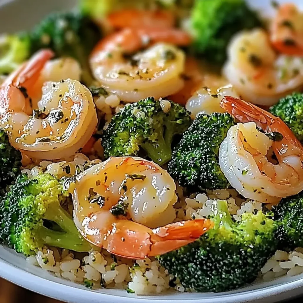 Garlic Butter Shrimp with Broccoli