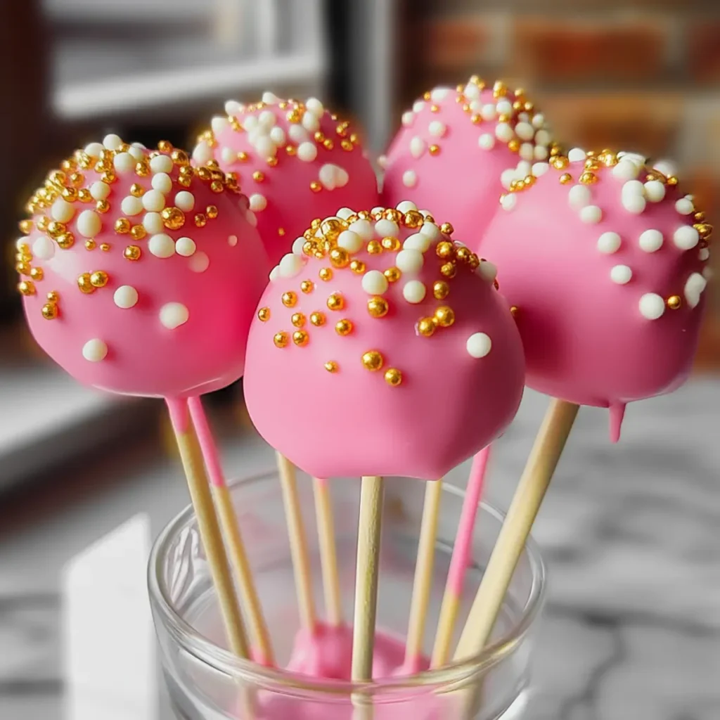 VALENTINE’S DAY Copycat Starbucks Cake Pops