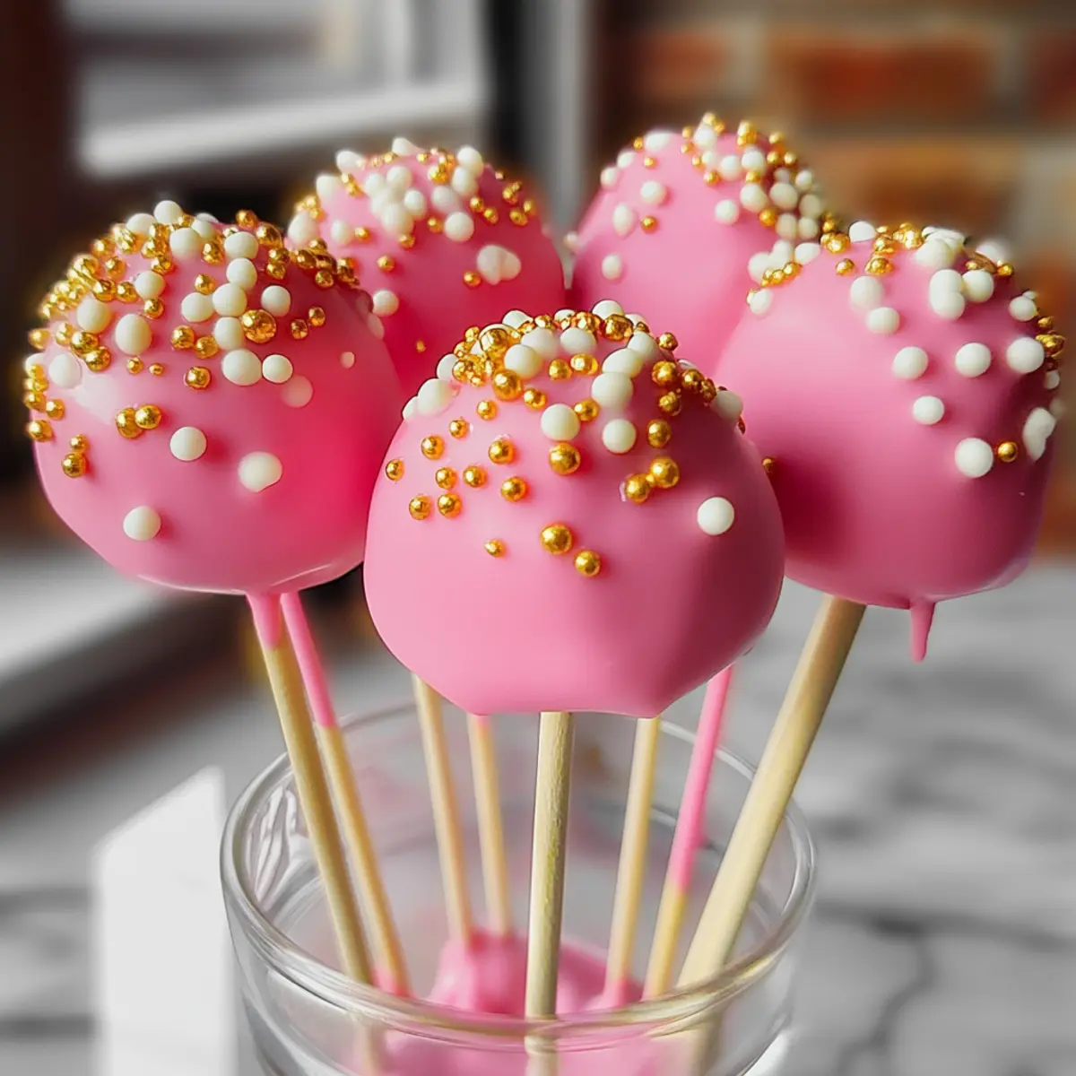VALENTINE’S DAY Copycat Starbucks Cake Pops