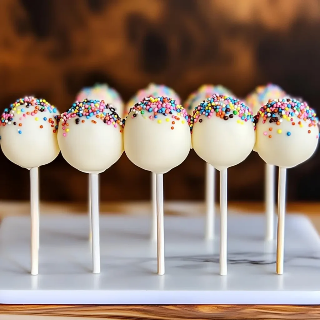 Vanilla Cake Pops