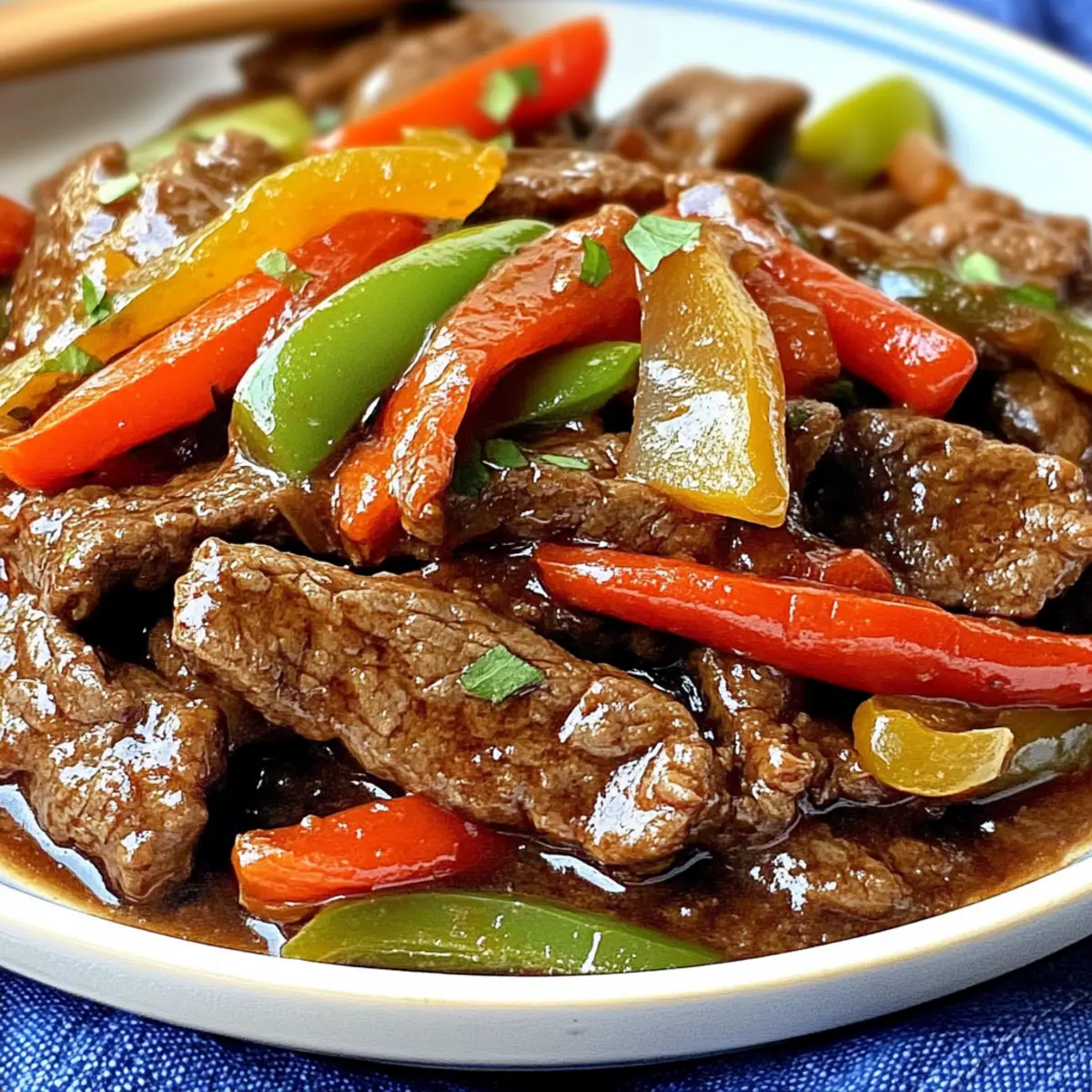 Slow Cooker Pepper Steak