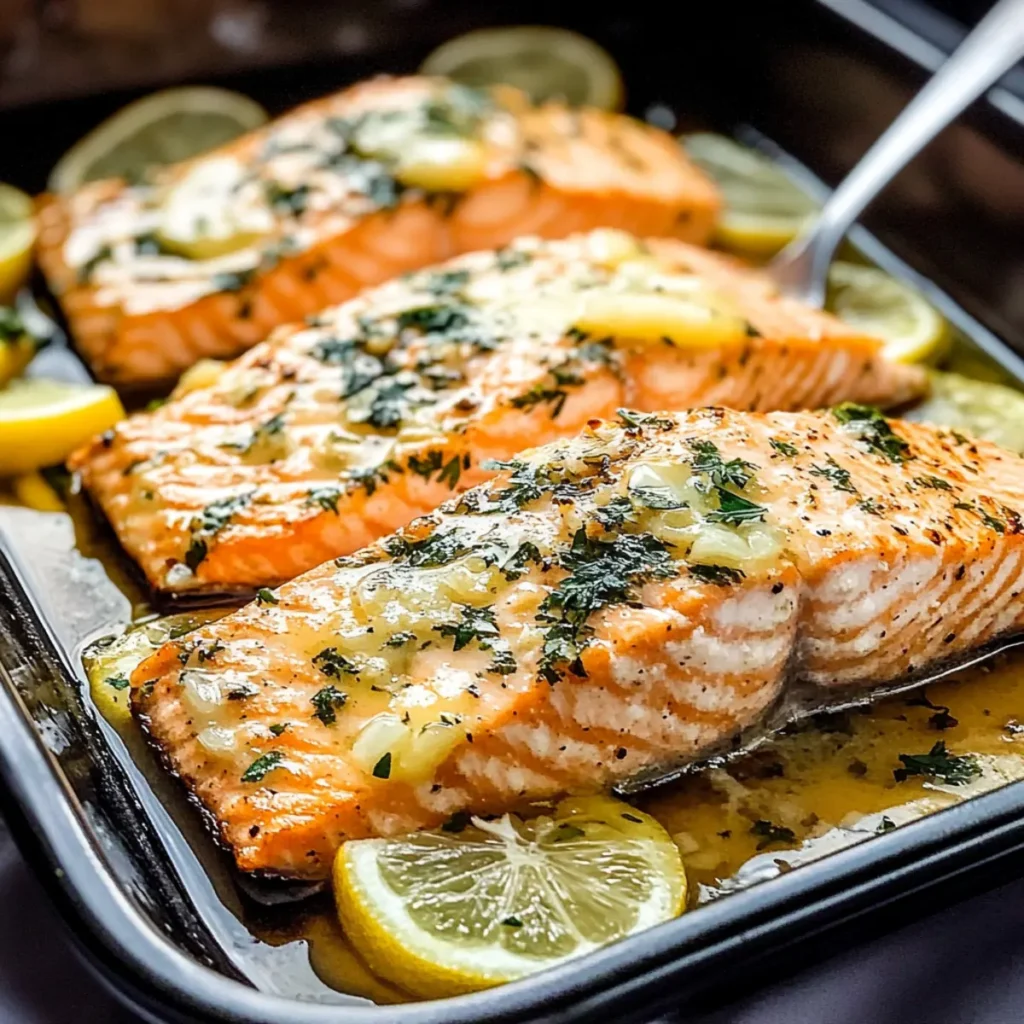 Garlic Butter Baked Salmon
