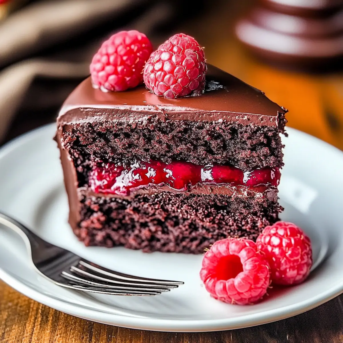 Chocolate Raspberry Cake