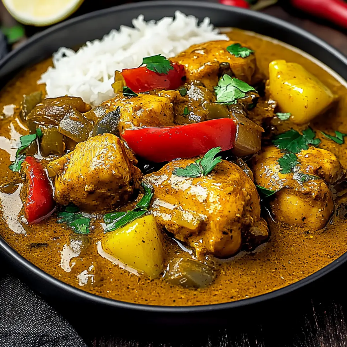 Authentic Jamaican Curry Chicken