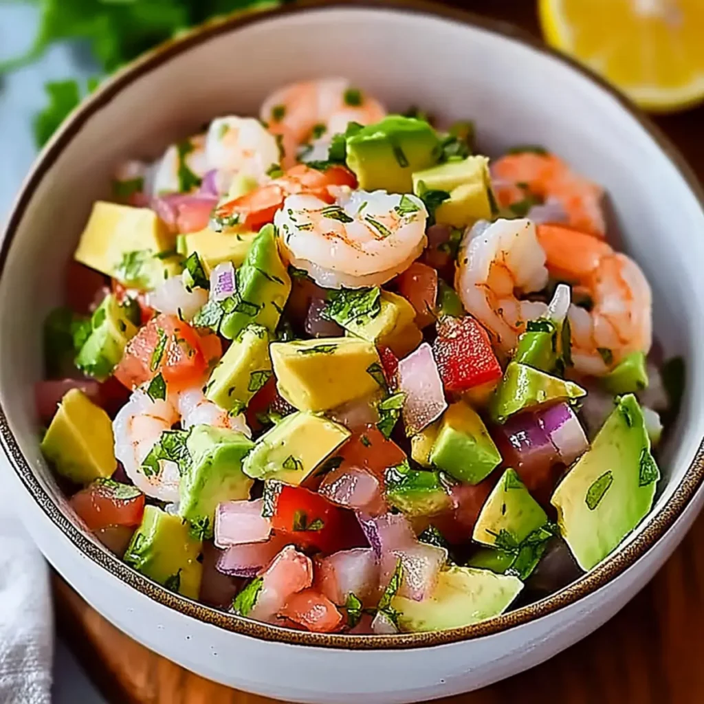 Refreshing Shrimp Ceviche Recipe with Avocado and Citrus Twist
