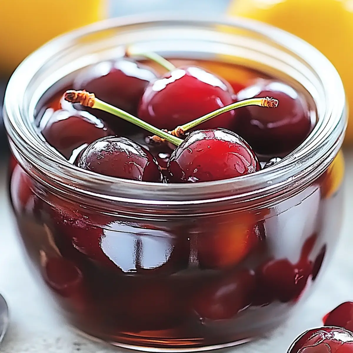 Homemade Maraschino Cherries