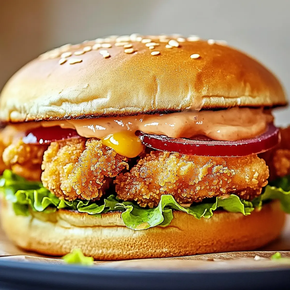 Crispy Chicken Burgers