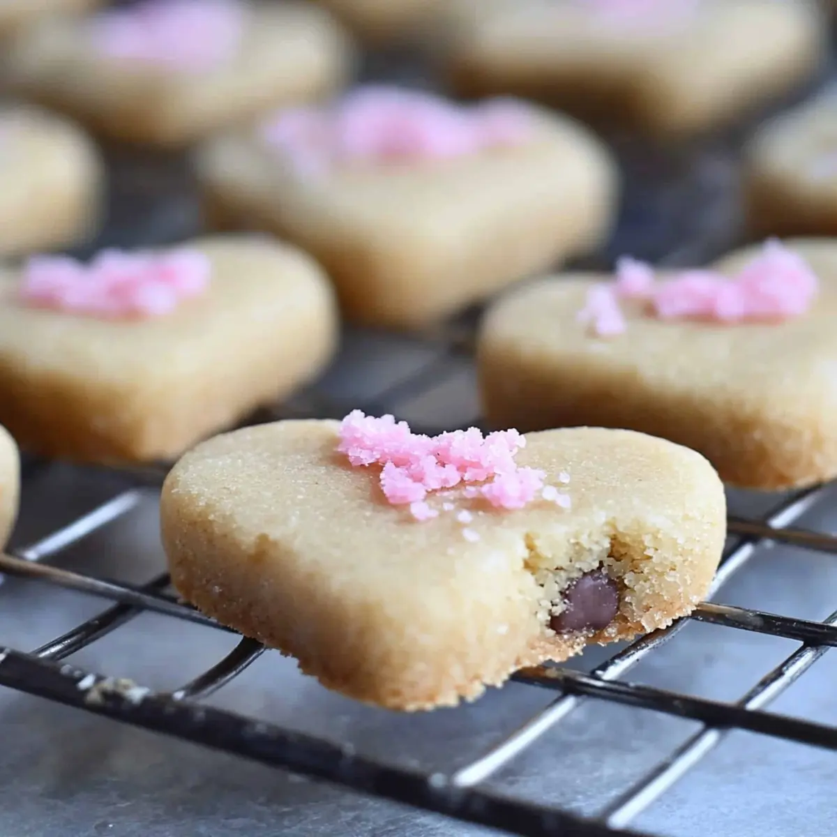 Shortbread Heart Cookies